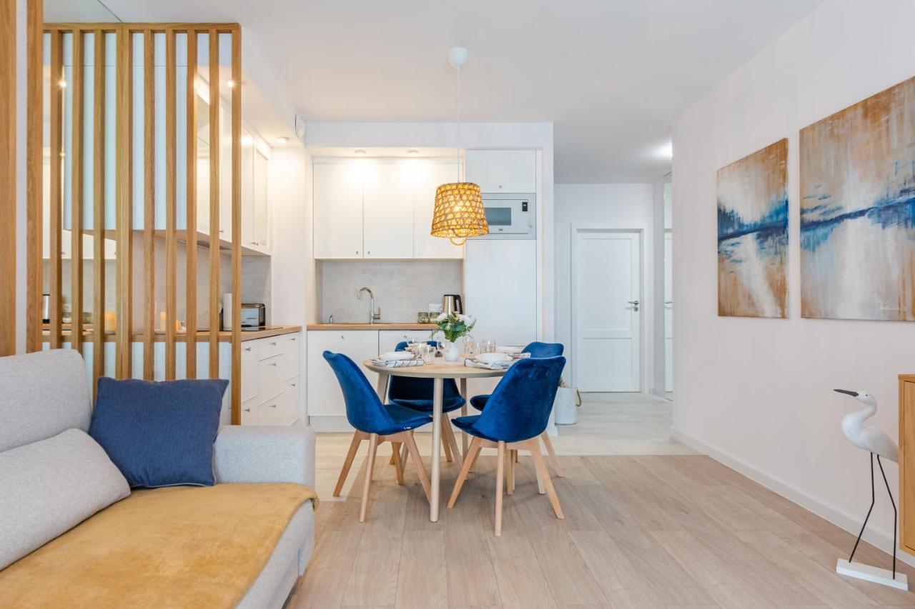 Apartament Blue Door Marina Gdansk Leilighet Eksteriør bilde