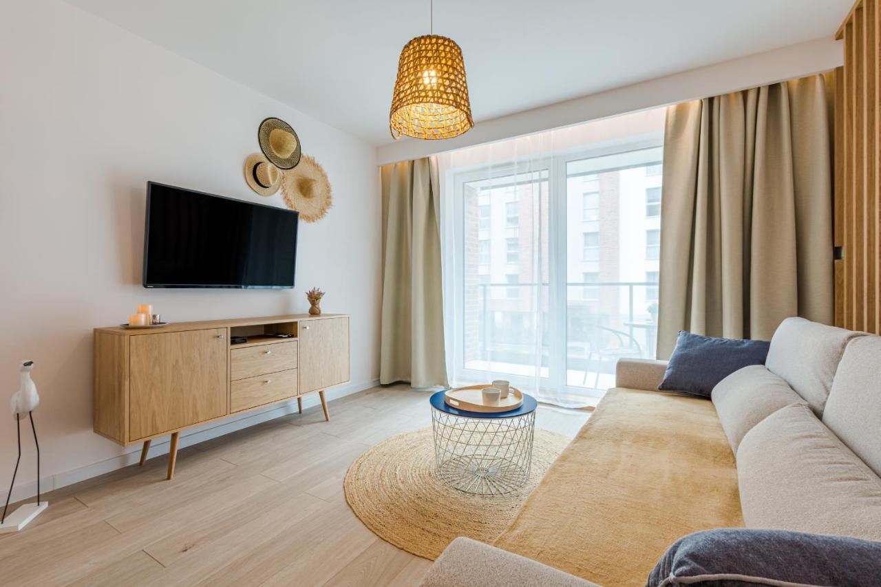 Apartament Blue Door Marina Gdansk Leilighet Eksteriør bilde