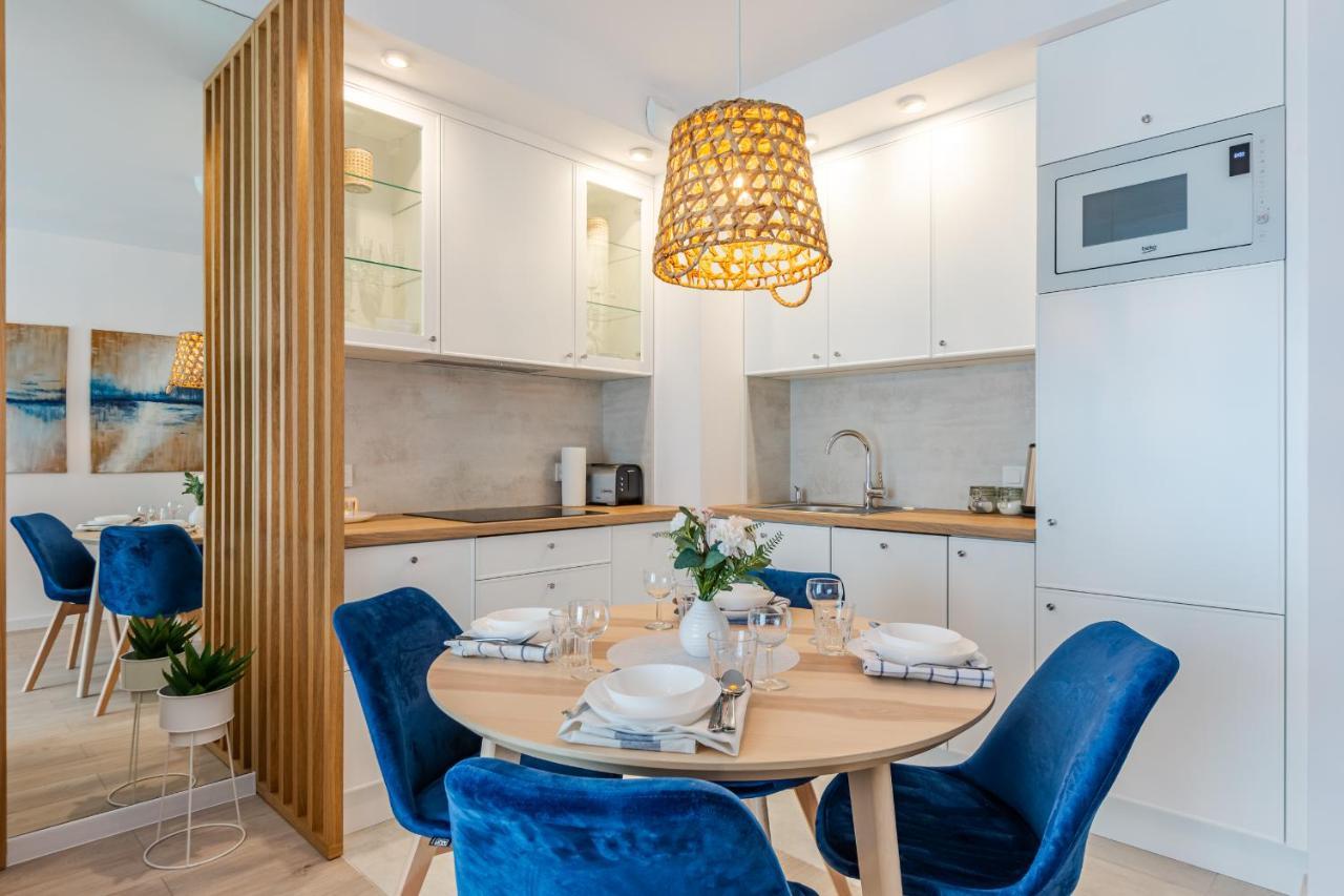 Apartament Blue Door Marina Gdansk Leilighet Eksteriør bilde