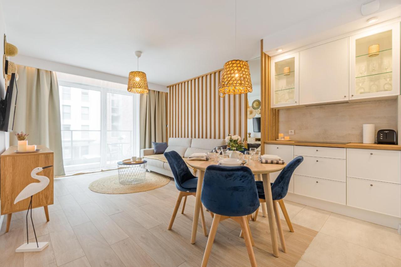 Apartament Blue Door Marina Gdansk Leilighet Eksteriør bilde